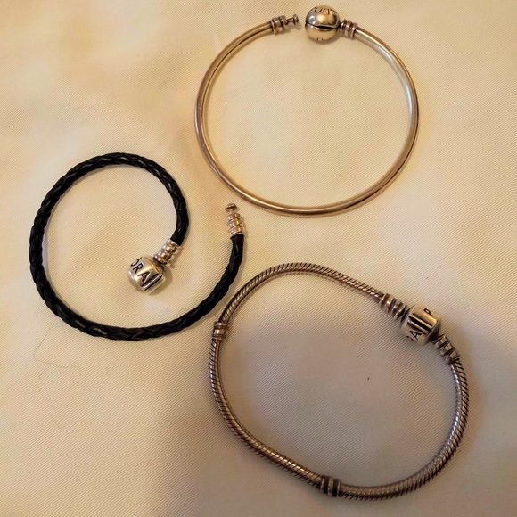 Pandora Elegant Silver Charm Bracelet Set - Picture 6 of 8